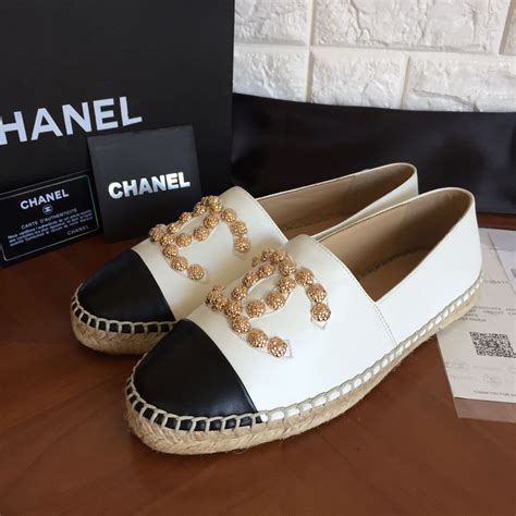 chanel style espadrilles|authentic chanel espadrilles for sale.